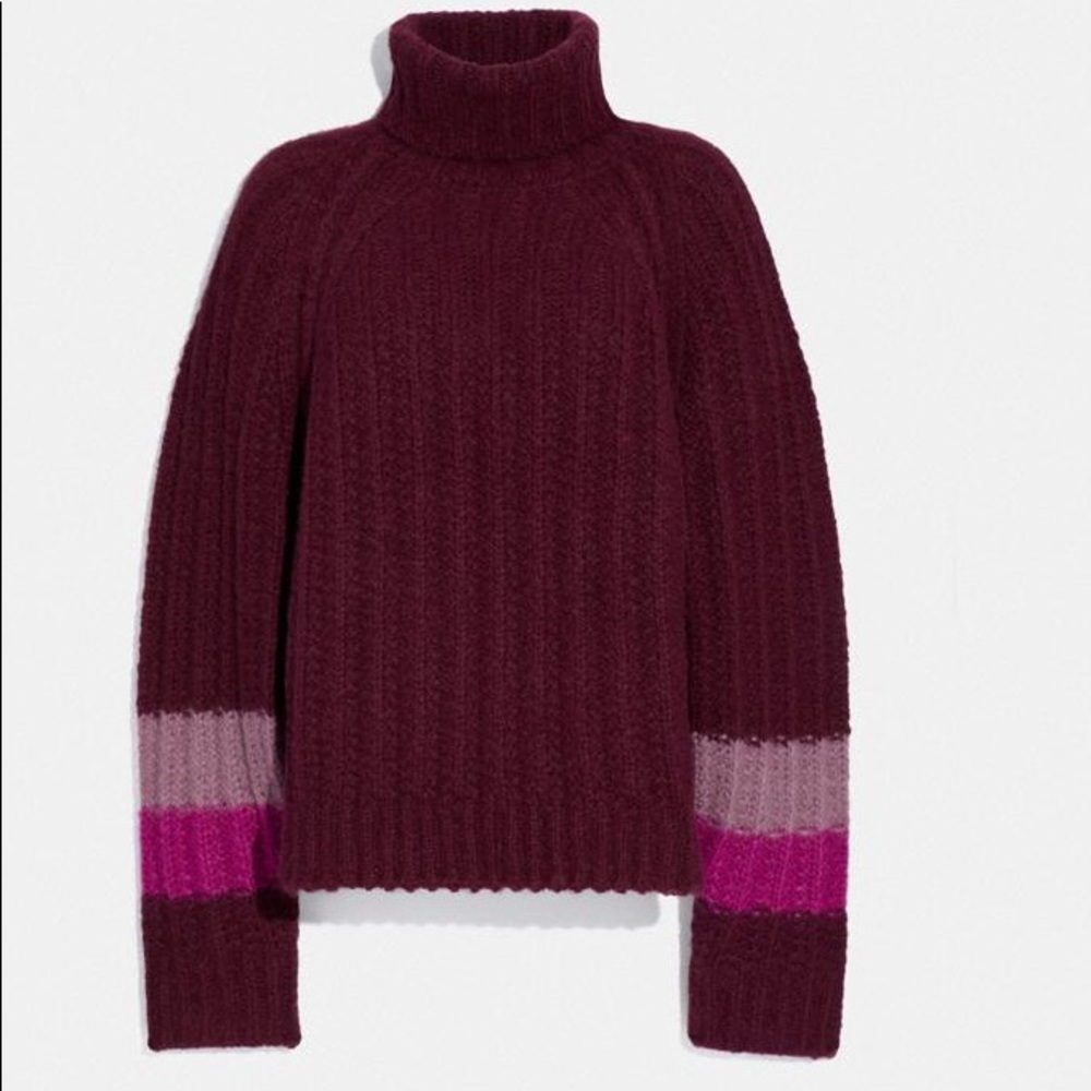 Coach turtleneck sweater size XS